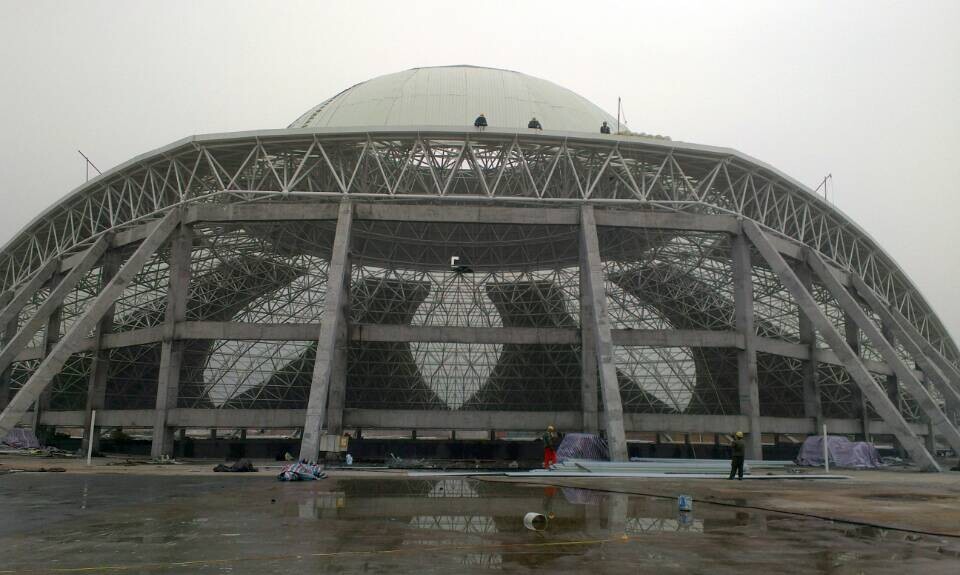 仙桃温泉馆网架工程